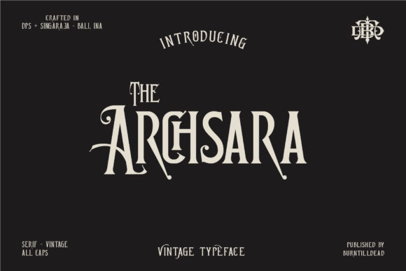 Achsara: A Vintage Blackletter Font for Bold Designs