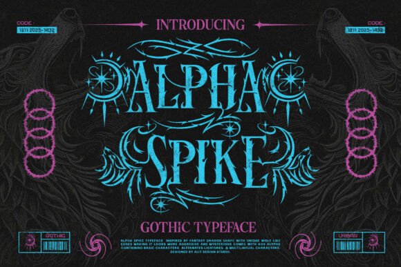 Alpha Spike: A Neo-Gothic Masterpiece Inspired by Myths and Darkness