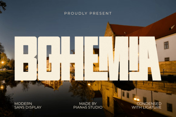 Bohemia: A Modern Sans Font for Luxury Branding