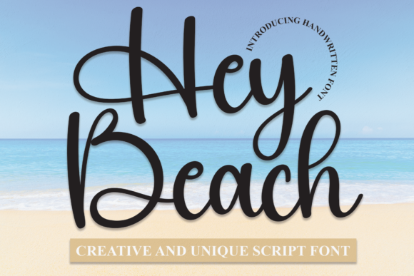 Discover the Charm of Hey Beach Font