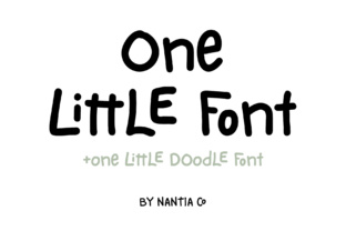 Discover the Charming Handmade Typeface: One Little