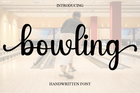 Discover the Joyful Charm of Bowling Font