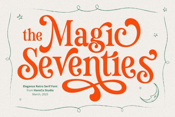 Magic Seventies: A Retro Serif with Modern Charm