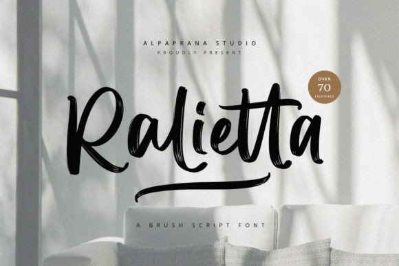 Ralietta: A Modern Brush Script Font