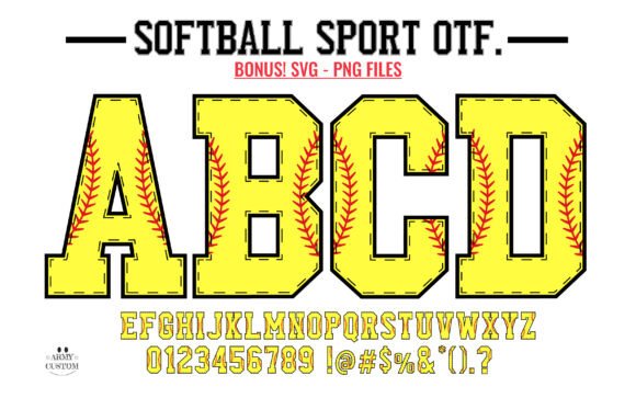 Softball Army: A Premium Font for Dynamic Design
