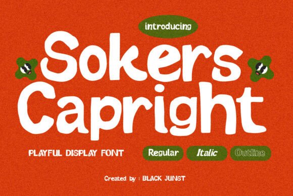 Sokers Capright: Bold, Playful Display Font