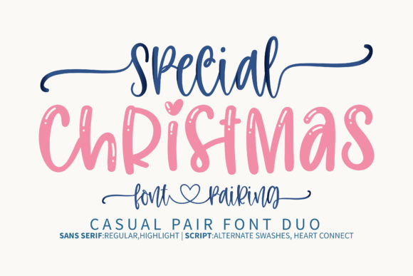 Special Christmas: A Charming Handwritten Typeface for Festive Design