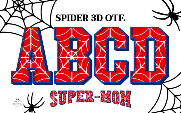 Spider 3D Font: Captivating Typography for Dynamic Designs