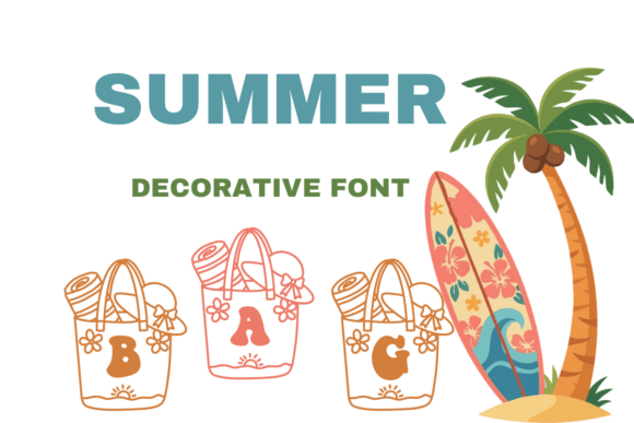 Summer Bag: The Perfect Decorative Font for Creative Projects