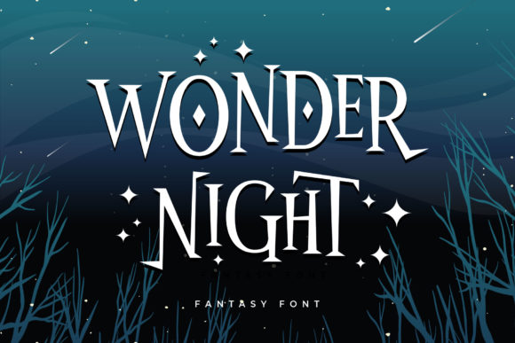 Wonder Night: A Fairytale Serif Font for Enchanting Designs